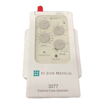 St. Jude Medical 3077 Manuals