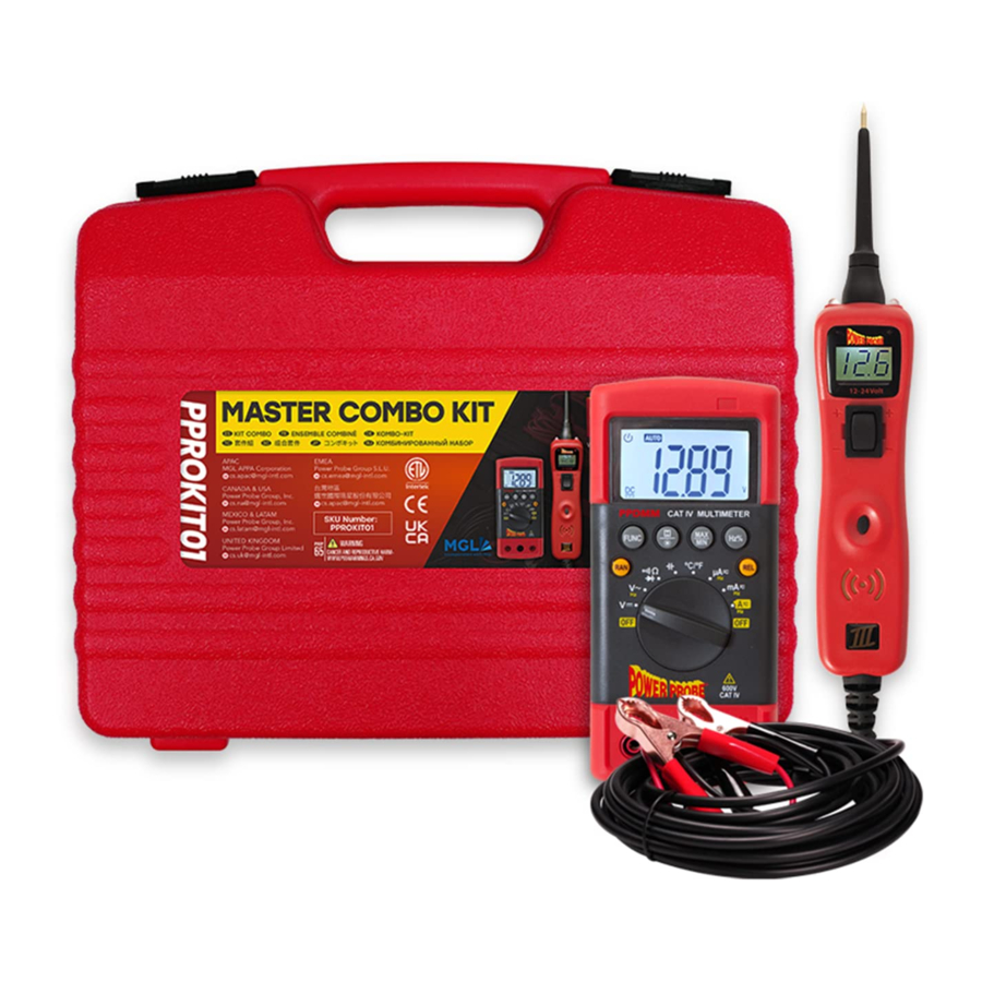 Mgl Power Probe III (PPROKIT01) - Professional Electrical Test Kit Manual