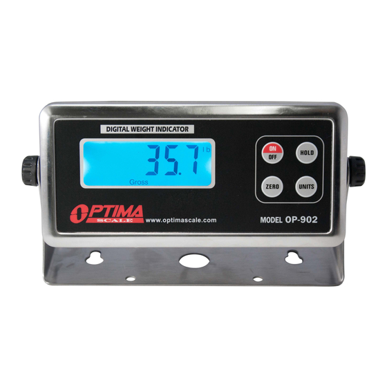 Optima Scale OP-902 User Manual