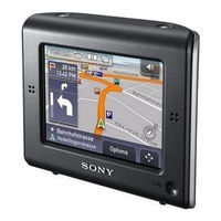 Sony NAV-U NV-U80 Quick Start Manual