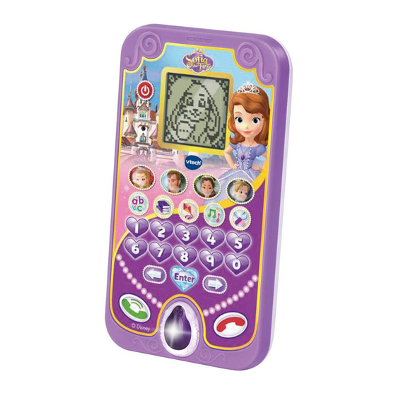 VTech Disney Sofia the First Enchanted Smartphone User Manual