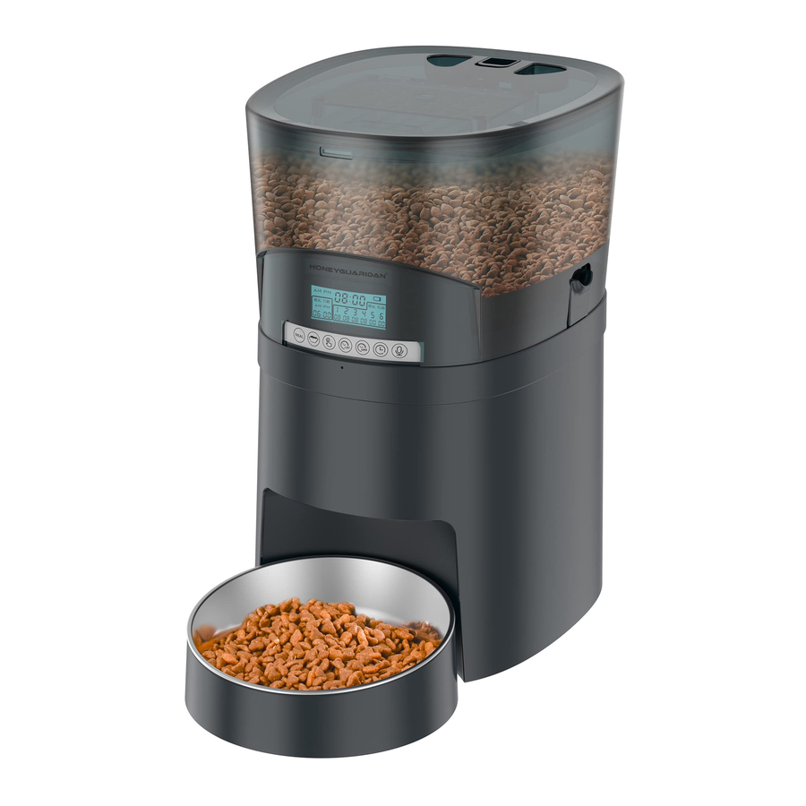 HoneyGuaridan A40 - Automatic Pet Feeder Manual