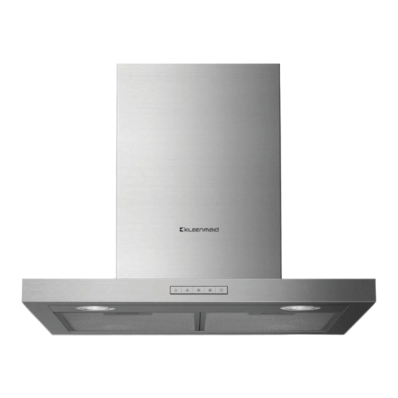 Kleenmaid RHSC61 Instructions For Use And Warranty Details