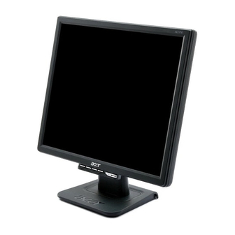 Acer LCD monitor User Manual