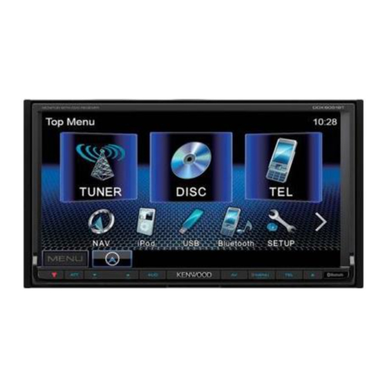 Kenwood DDX6051BT Instruction Manual