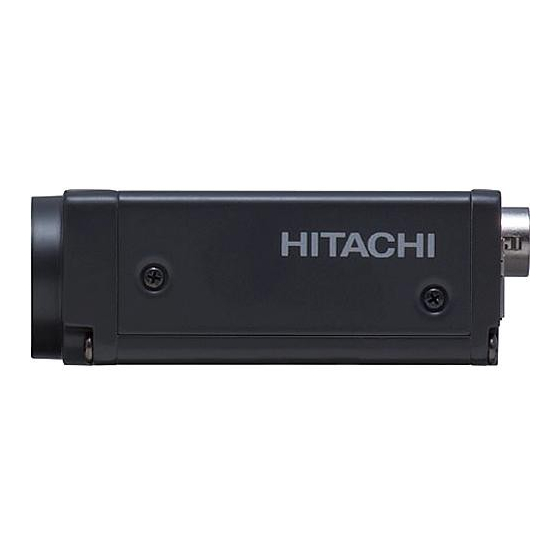 Hitachi KP-F500GV Manuals