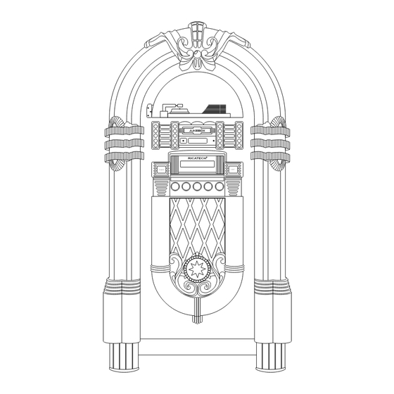 Recatech RR950 RETRO JUKEBOX Manuals