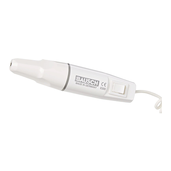 Peter Bausch Professional Pedicure & Pedipeel 0300 Instructions For Use Manual