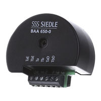SSS Siedle BAA 650-0 Product Information