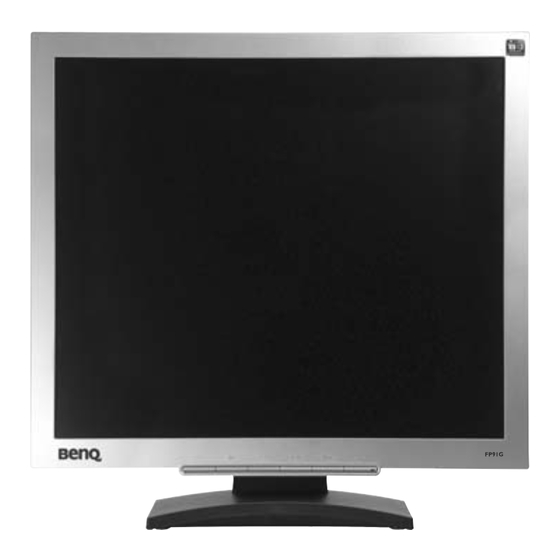 BenQ FP91G+ User Manual