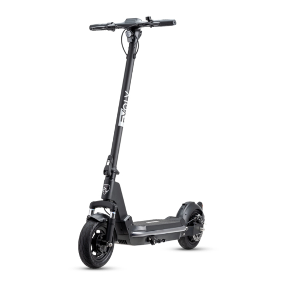 User Manuals: Evolv RIDES Stride Electric Scooter