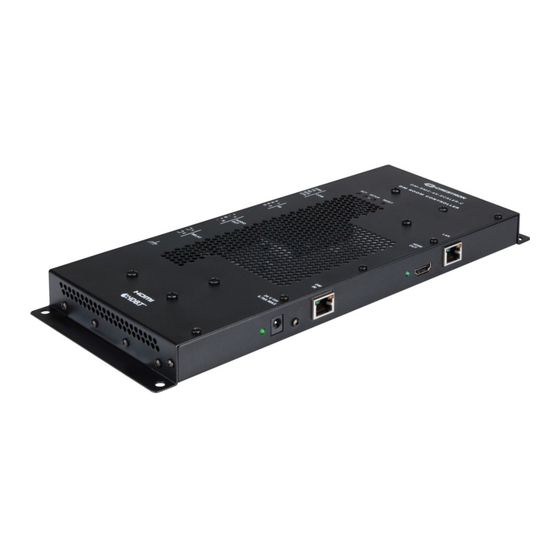 Crestron DM-RMC-4K-SCALER-C Manual