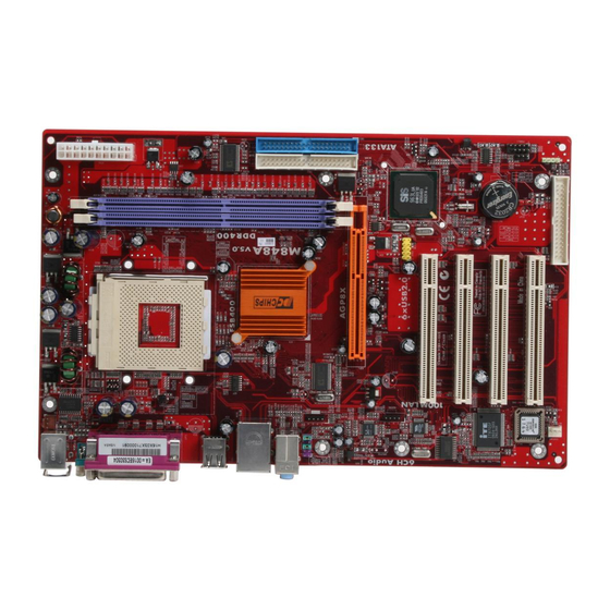 PCchips M848ALU Manual