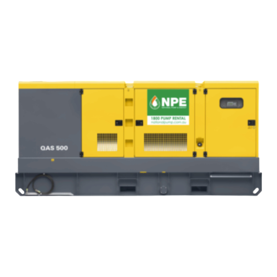 Atlas Copco QAS 500 Instruction Manual