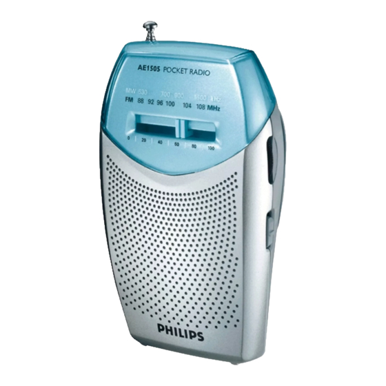 Philips AE1505 Specifications