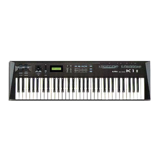 Kawai K1 II Owner's Manual