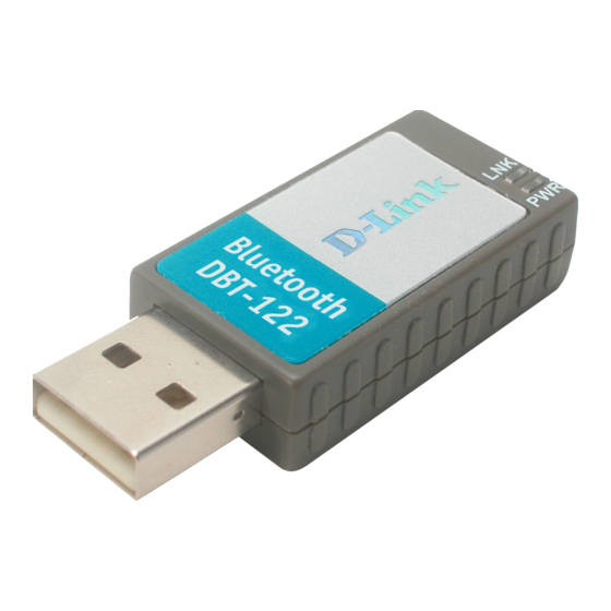 D-Link DBT-122 Manual