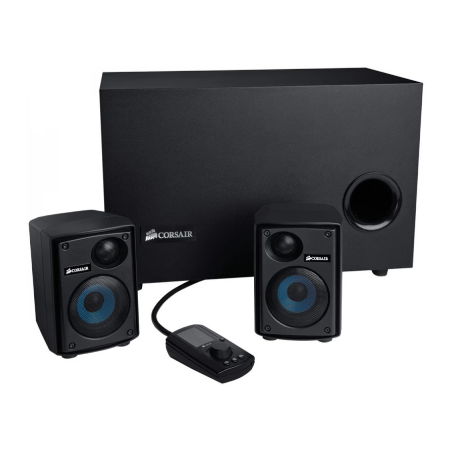 Corsair SP2500 Quick Start Manual