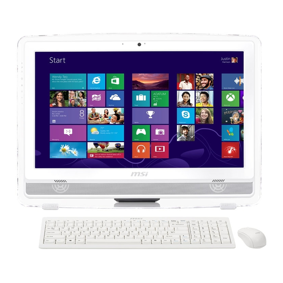 MSI Wind Top AE2282 Series User Manual