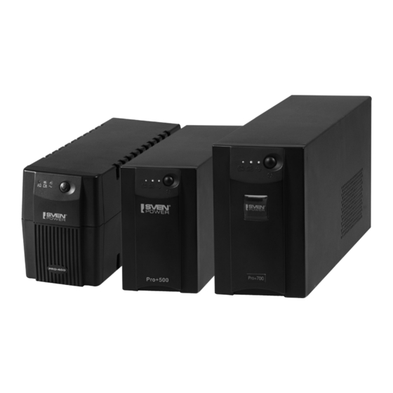 Sven power pro+ 400 User Manual