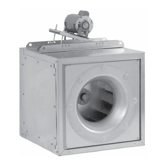 COOK SQN SERIES FAN INSTALLATION, OPERATION AND MAINTENANCE MANUAL