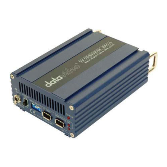 Datavideo DAC-6 Manuals