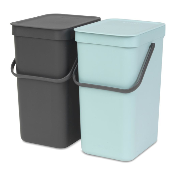 Brabantia 101141 Quick Start Manual