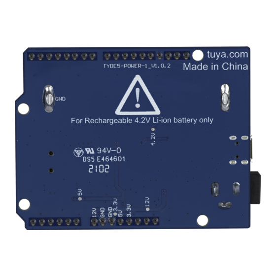 TUYA DC Power Supply Board V2.0 Manuals