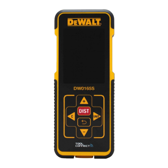 DeWalt DW0165N User Manual