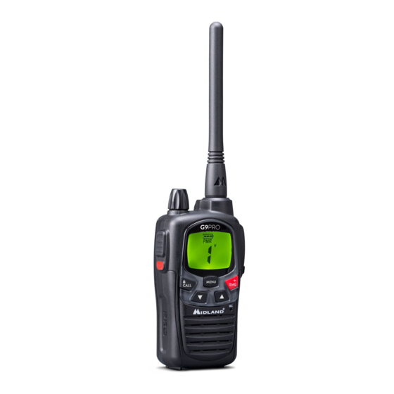 Midland G9 PRO Quick Manual