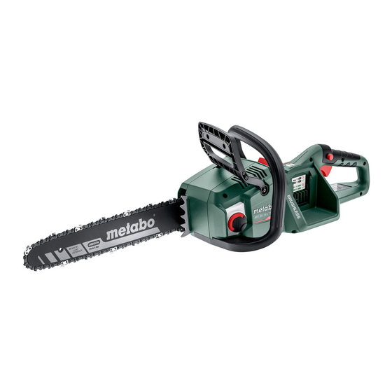 Metabo MS 36-18 LTX BL 40 Instructions Manual