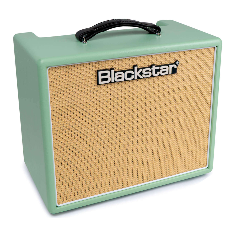 Blackstar HT-5R MkII, HT-5RH MkII, HT-20R MkII, HT-20RH MkII - Guitar Combo Amplifier Manual