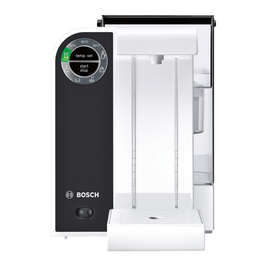 Bosch THD2021GB Instructions For Use Manual