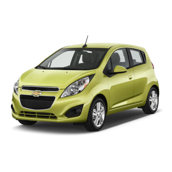 Chevrolet Spark 2014 Owner's Manual