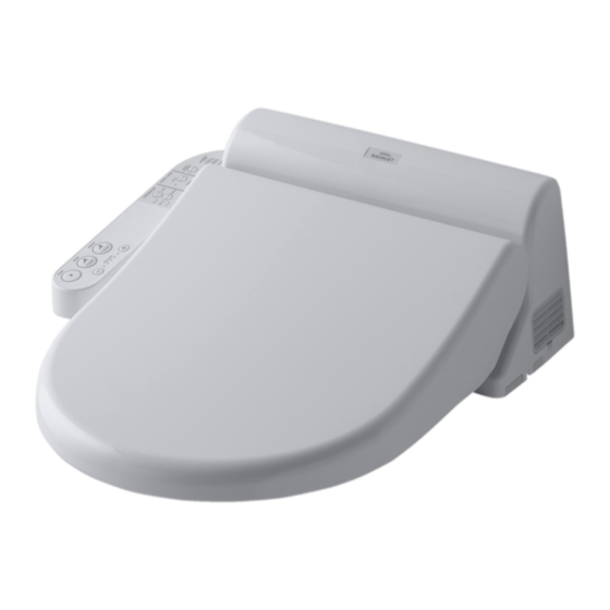 Toto Washlet EK TCF6402G Instruction Manual