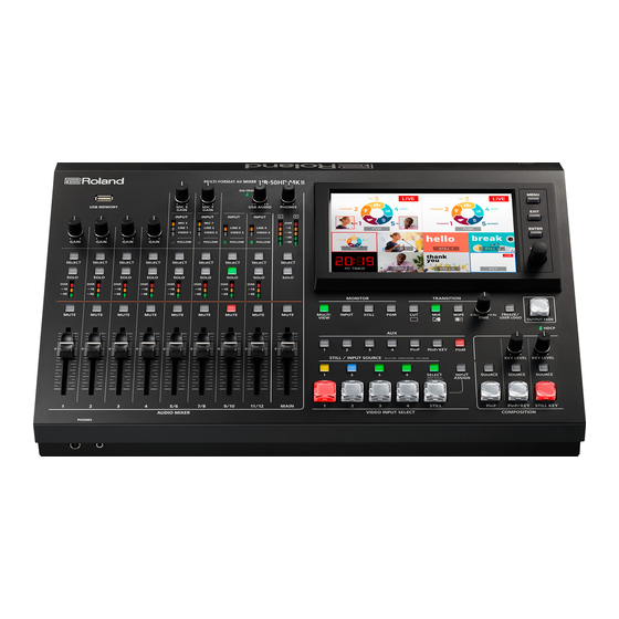 Roland VR-50HD MK II Reference Manual