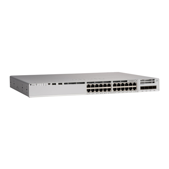 Cisco Catalyst 9200 Series Instructions