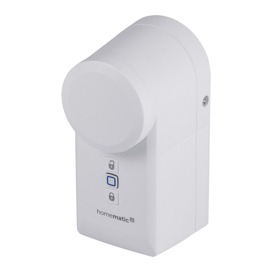 Homematic IP HmIP-DLD Mounting Instruction And Operating Manual