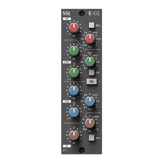 Solid State Logic E Series User Manual