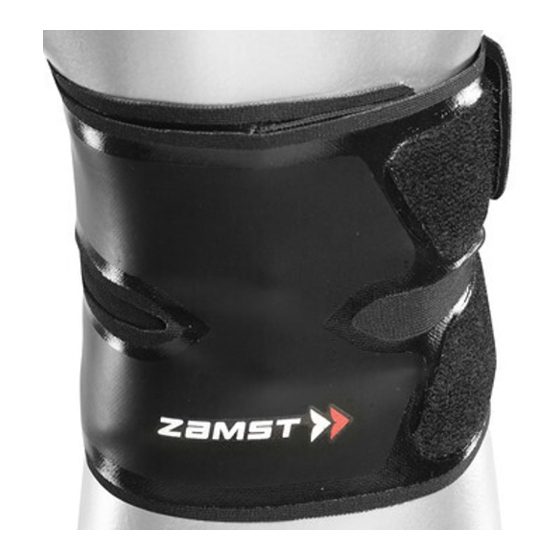 ZAMST FILMISTA WRIST Instructions For Use Manual
