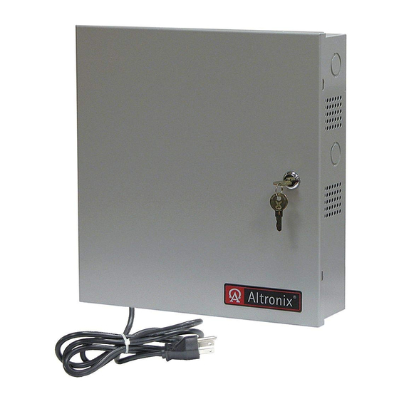 Altronix ALTV2432300UL3 Installation Manual