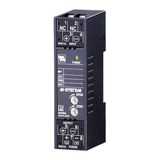M-system M5SN-AA Instruction Manual