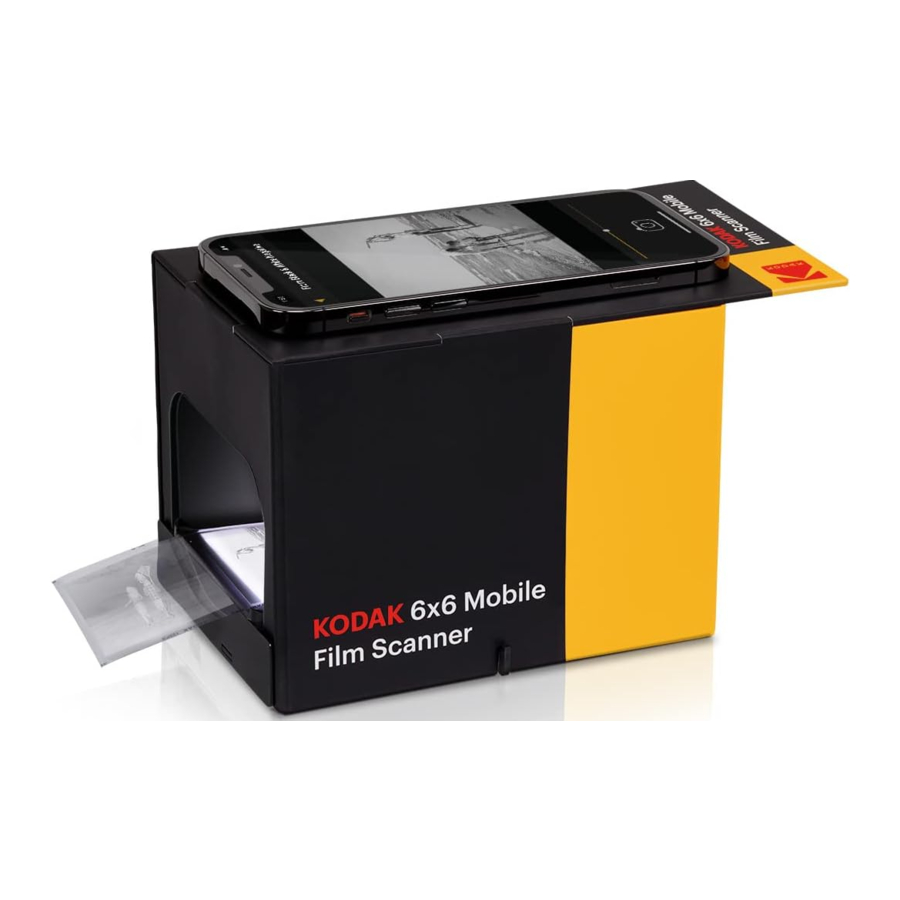 KODAK 6x6 Mobile Film Scanner Manual