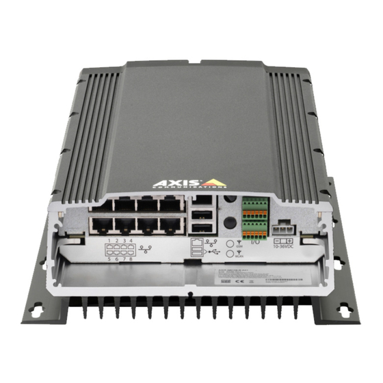 Axis Q8108-R User Manual