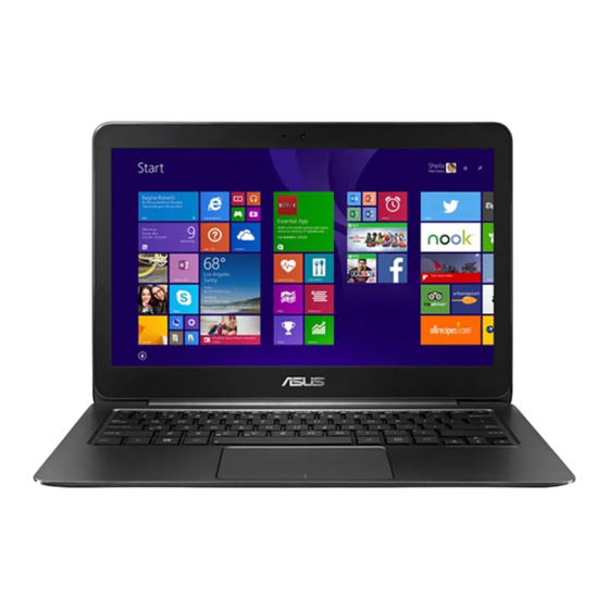 Asus UX305 Ultrabook Laptop Manuals