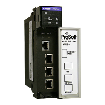 ProSoft Technology inRax MVI56-DNPSNET User Manual