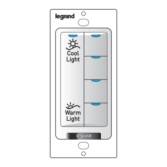 wattstopper LMSW-105-CCT Installation Manual