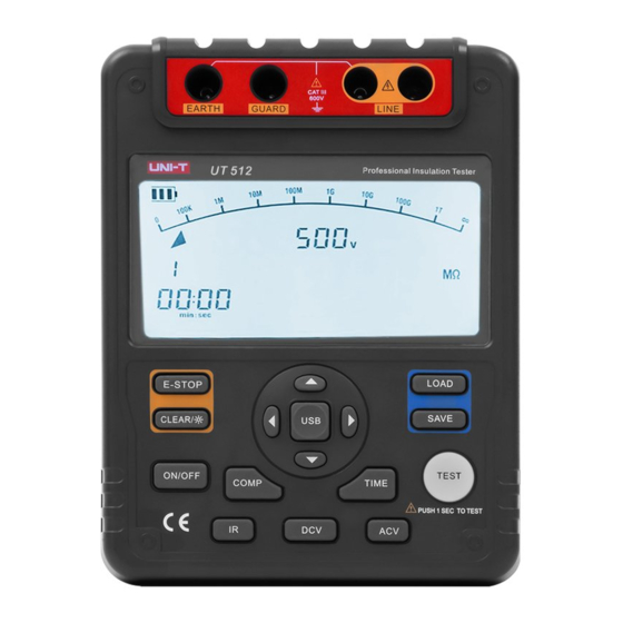 UNI-T UT512 Operating Manual