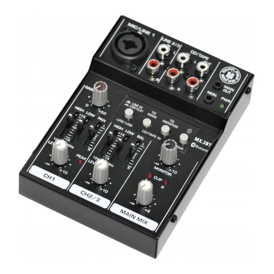 Topp Music Gear MXi Series User Manual