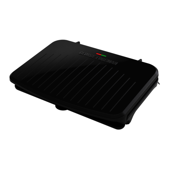 George Foreman GRS120B Use And Care Manual